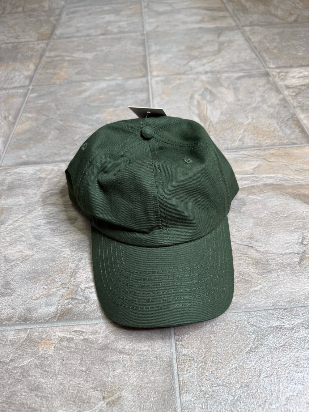 Men's Dark Green Casual Baseball Cap